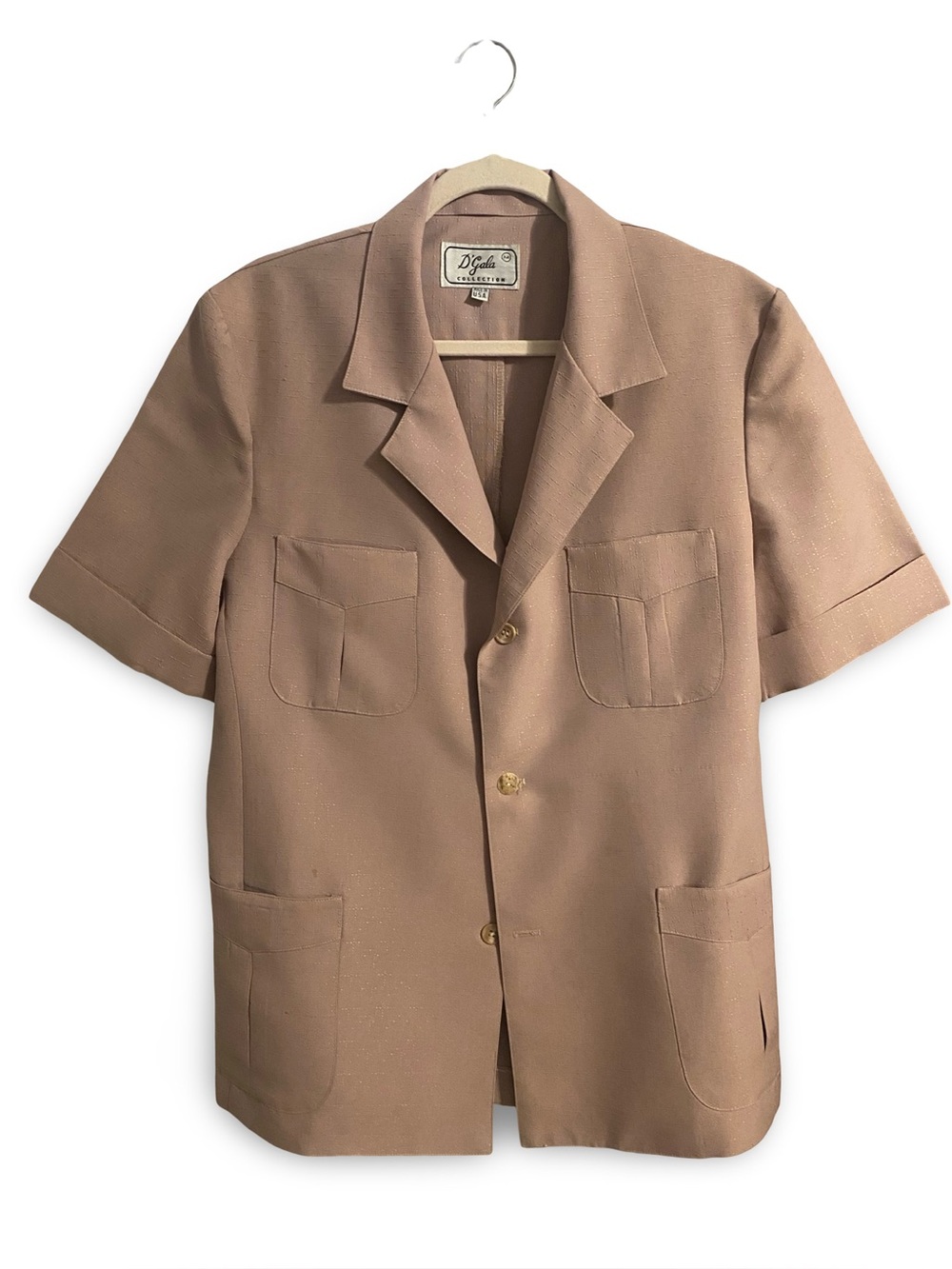 D'Gala Collection Short-Sleeve Guayabera Shirt